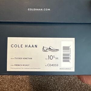 Cole Haan Tucker Venetian Dress Shoes – Size 10.5M – Black (Like New) – With Box